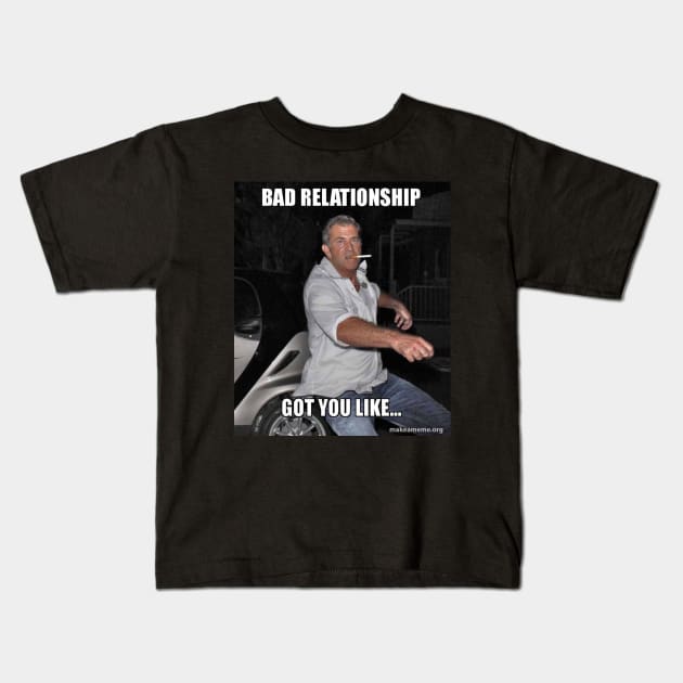 Mel Gibson Kids T-Shirt by Tylershuler